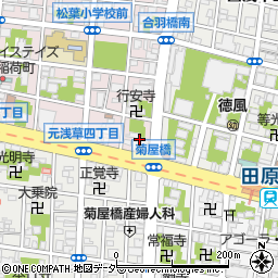 東京都台東区松が谷1丁目1周辺の地図