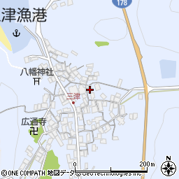 京都府京丹後市網野町三津167周辺の地図