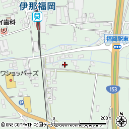 長野県駒ヶ根市赤穂福岡9841-2周辺の地図