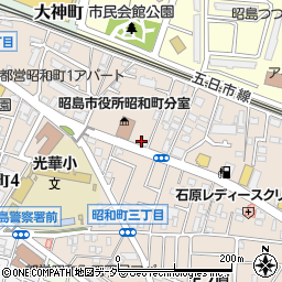 朝日生命保険相互会社　昭島営業所周辺の地図