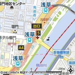 浅草警察署花川戸交番周辺の地図