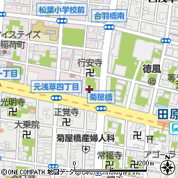 東京都台東区松が谷1丁目1-2周辺の地図