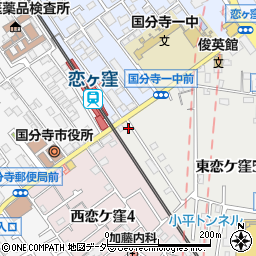 シティハイム恋ヶ窪周辺の地図