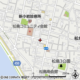 東栄信用金庫　松島出張所周辺の地図