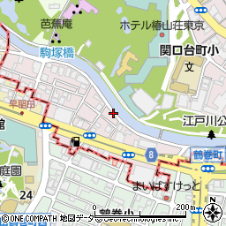 東京都文京区関口1丁目30周辺の地図