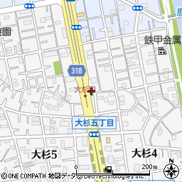 東京都江戸川区大杉4丁目7-1周辺の地図