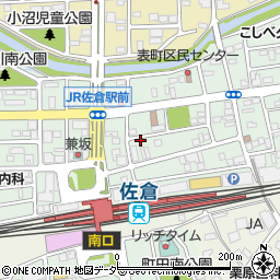 ナビパーク佐倉六崎第２駐車場周辺の地図