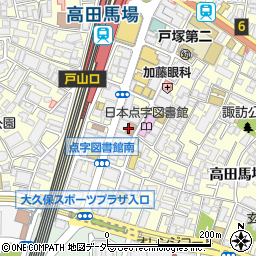 レンタル着物マイン　高田馬場店周辺の地図
