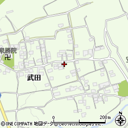 山梨県韮崎市神山町武田615周辺の地図
