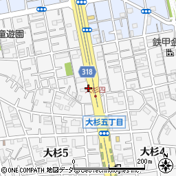 東京都江戸川区大杉5丁目32-19周辺の地図