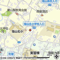 山梨県甲州市塩山千野3468周辺の地図