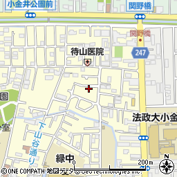 東京都小金井市緑町2丁目14-31周辺の地図