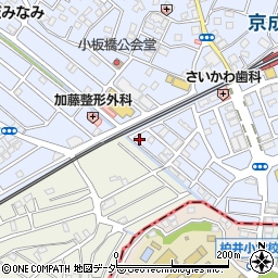 千葉県八千代市大和田568-5周辺の地図