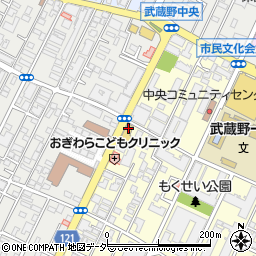 セブンイレブン武蔵野郵便局前店周辺の地図