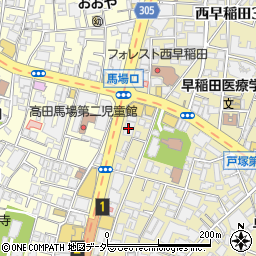 レガーロ西早稲田周辺の地図
