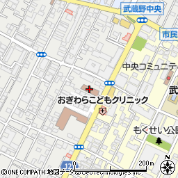 東京都　多摩府中保健所武蔵野三鷹地域センター周辺の地図