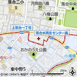 東京都新宿区上落合1丁目30周辺の地図