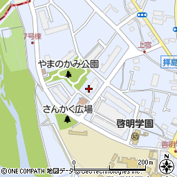 昭島市立　やまのかみ会館周辺の地図
