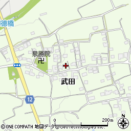 山梨県韮崎市神山町武田631周辺の地図