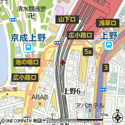 のんちゃん 上野本店周辺の地図