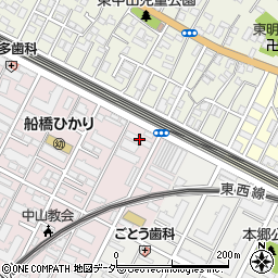千葉県船橋市二子町484周辺の地図