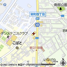 ブツクオフ立川栄店周辺の地図