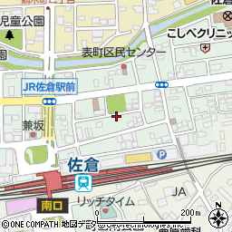 千葉県佐倉市表町3丁目周辺の地図