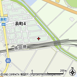 千葉県佐倉市表町4丁目11周辺の地図