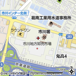 京葉ガスＦ市川ビル周辺の地図