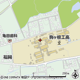 駒ヶ根工業高等学校周辺の地図
