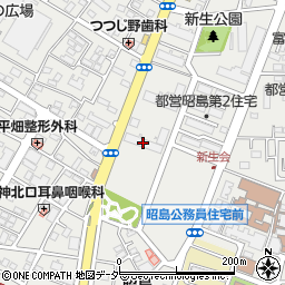 都営中神第３アパート周辺の地図