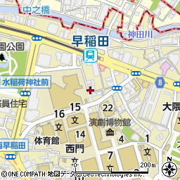 東京都新宿区西早稲田1丁目19-4周辺の地図