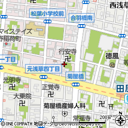 東京都台東区松が谷1丁目1-7周辺の地図