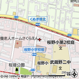 武蔵野市桜堤ケアハウス指定居宅介護支援事業所周辺の地図