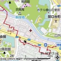 東京都文京区関口1丁目31-4周辺の地図