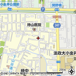 東京都小金井市緑町2丁目14-30-10周辺の地図