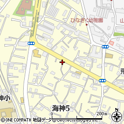 千葉県船橋市海神5丁目周辺の地図