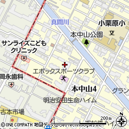 岩渕薬品株式会社船橋営業所周辺の地図