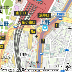 ＰＭＫ　上野店周辺の地図