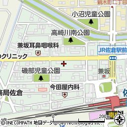 千葉県佐倉市表町周辺の地図