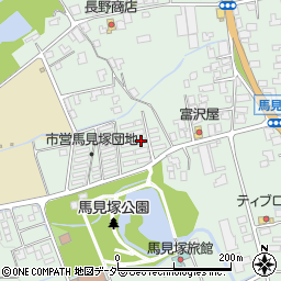 県営馬見塚団地周辺の地図
