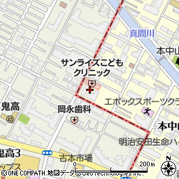 千葉県船橋市本中山4丁目22周辺の地図