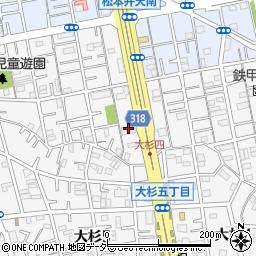 東京都江戸川区大杉5丁目32-17周辺の地図