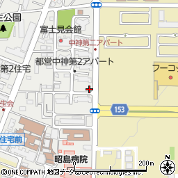 東京都昭島市中神町372周辺の地図