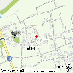 山梨県韮崎市神山町武田637周辺の地図