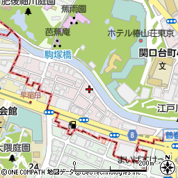 東京都文京区関口1丁目31周辺の地図