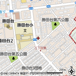 ウエルシア薬局　勝田台店周辺の地図