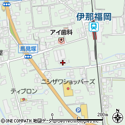 長野県駒ヶ根市赤穂福岡9348-1周辺の地図