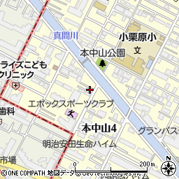 千葉県船橋市本中山4丁目13-2周辺の地図