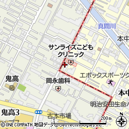 愛知屋肉店周辺の地図